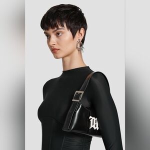 MISBHV Leather Shoulder Bag Mini Black